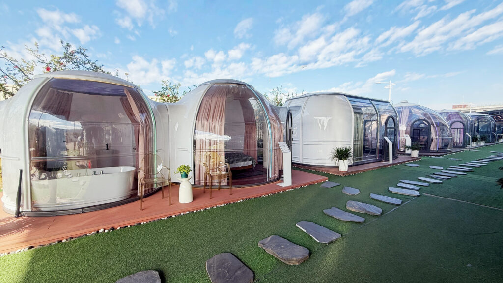 Delivering a 30-Dome Beachfront Resort: A Complete Camp Solution